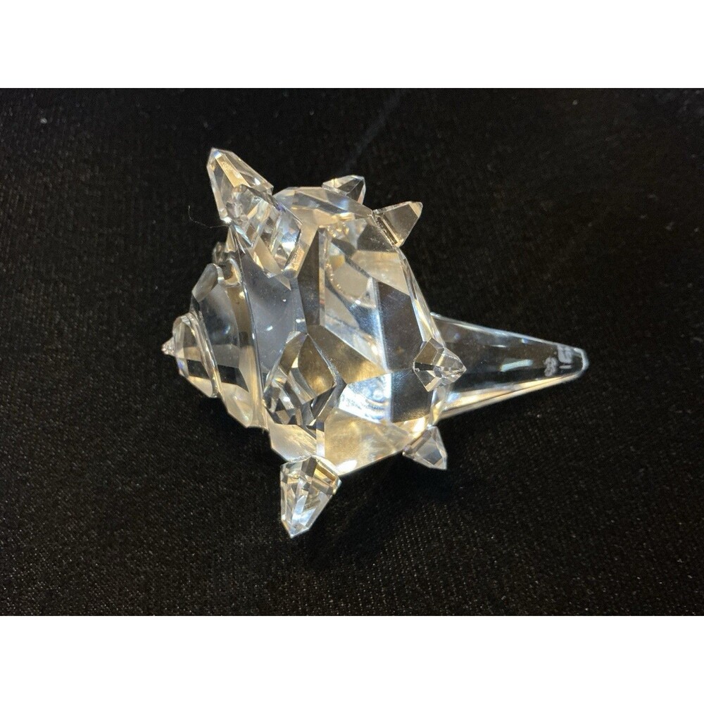 Swarovski Silver Crystal 3"  South Sea Shell #7624 NR 072 000  Vintage RETIRED